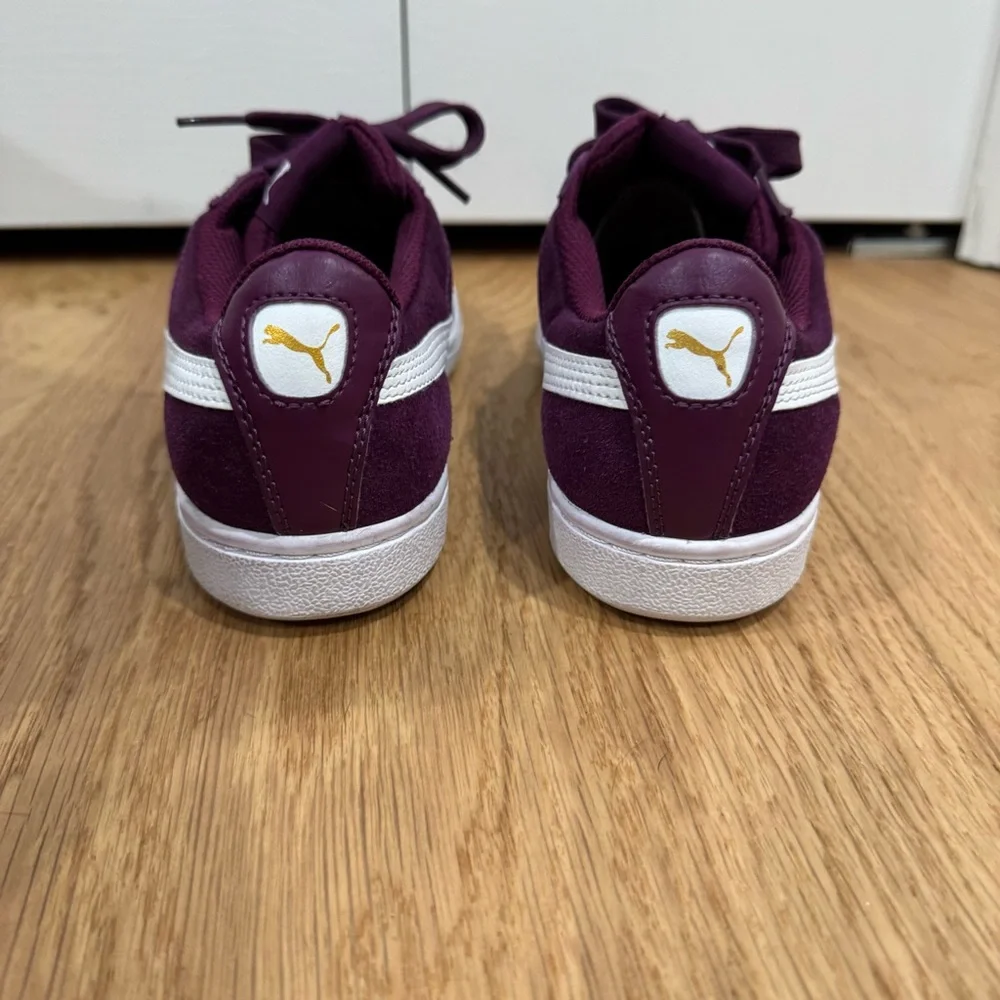 Puma Vikky Sneakers dark purple Sz 7 almost new - Picture 10 of 10
